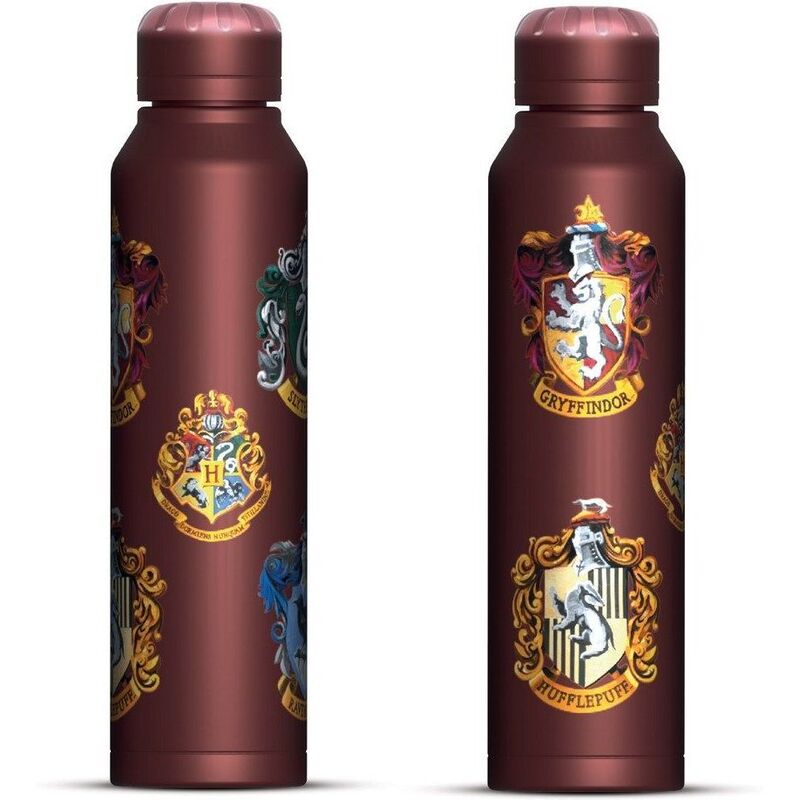 Pyramid International Harry Potter - Colourful Crest (Slim Metal Drinks Bottle) Pyramid International Harry Potter - Colourful Crest (Slim Metal Drinks Bottle)