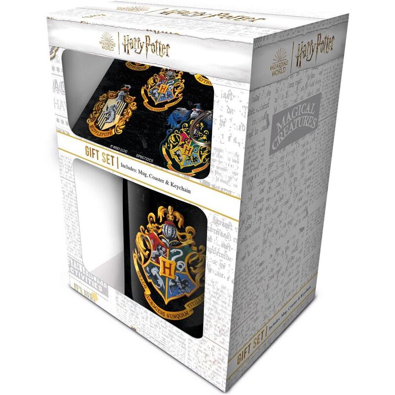 Pyramid International Harry Potter - Colourful Crest Gift Set (Mug / Coaster / Keychain) Pyramid International Harry Potter - Colourful Crest Gift Set (Mug / Coaster / Keychain)