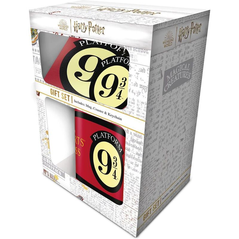 Pyramid International Harry Potter - Platform 9 3/4 Gift Set (Mug / Coaster / Keychain)