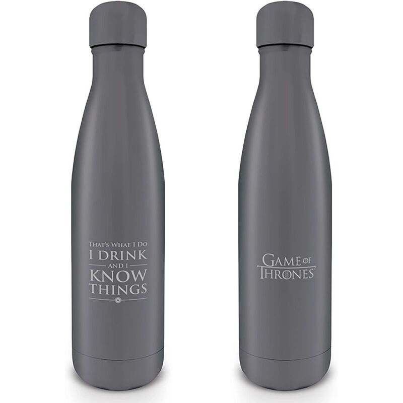 Pyramid Warner Bros Game of Thrones - I Drink and I Know Things (Metal Drinks Bottle) Pyramid Warner Bros Game of Thrones - I Drink and I Know Things (Metal Drinks Bottle)