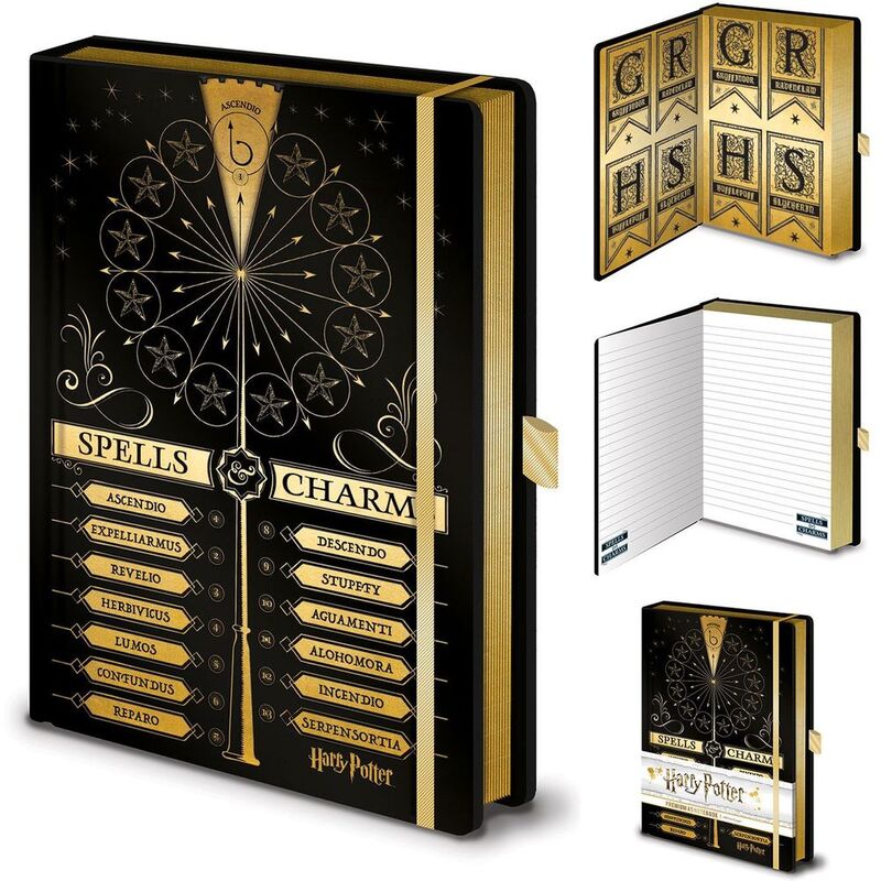 Pyramid International Harry Potter - Spells and Charms (A5 Spinner Notebook) Pyramid International Harry Potter - Spells and Charms (A5 Spinner Notebook)