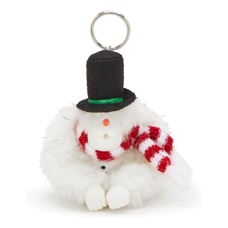 Kipling Snowman Monkey Snowman White Customization Monkey