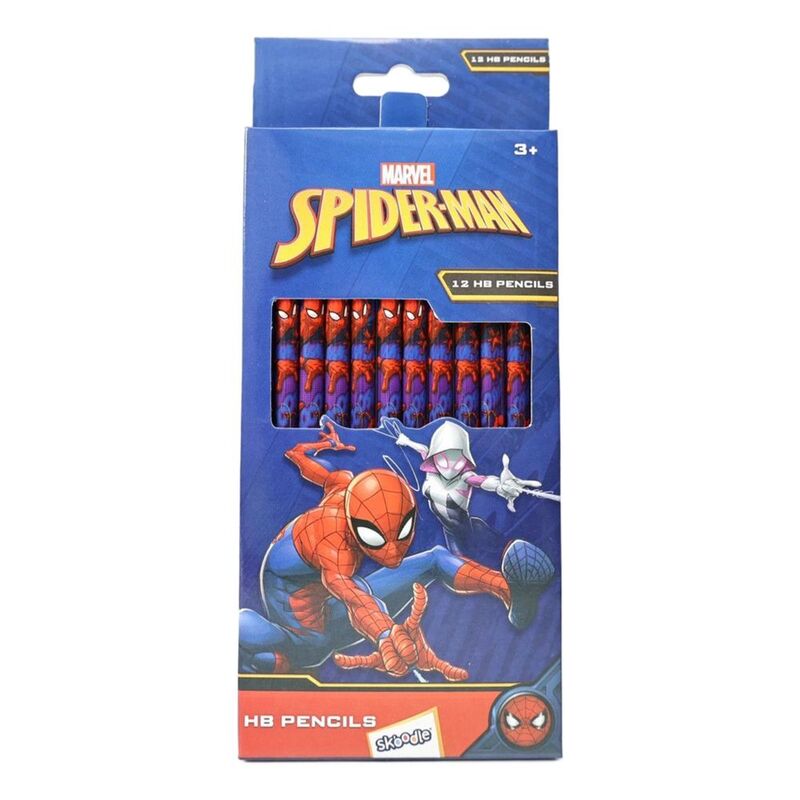 Disney Spider-Man 12 HB Pencils Disney Spider-Man 12 HB Pencils