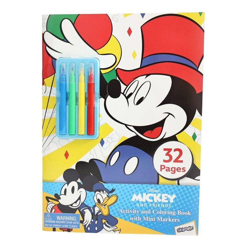 Disney Micky and Friends Activity Book With Mini Markers Disney Micky and Friends Activity Book With Mini Markers