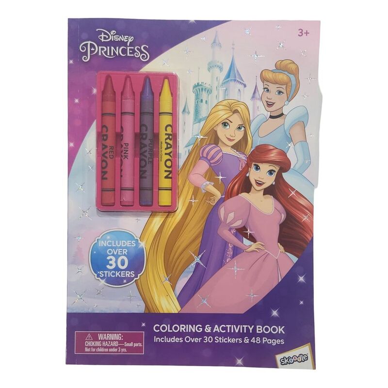 Disney Princess Coloring & Activity Book Withcrayons