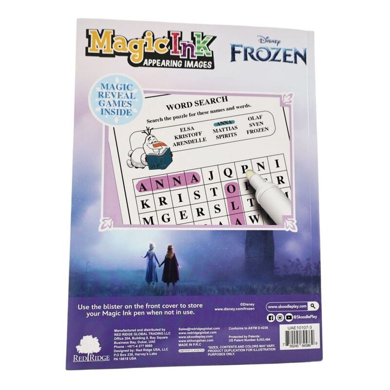Disney Frozen Magic Ink Book Disney Frozen Magic Ink Book