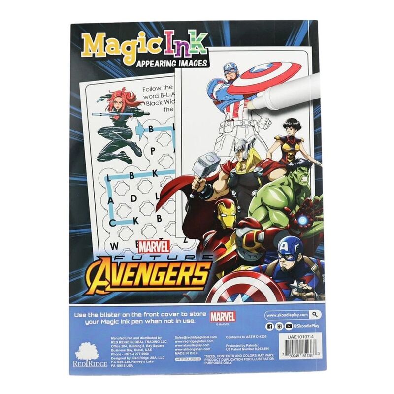 Disney Marvel'S Future Avengers Magic Ink Book