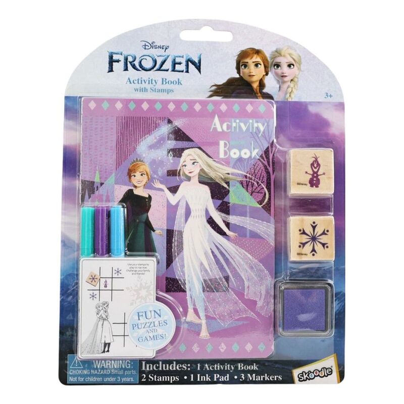Disney Frozen Activity Book With Wooden Stampers Disney Frozen Activity Book With Wooden Stampers