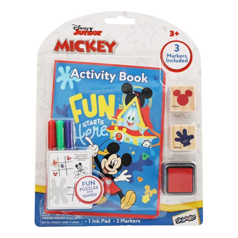 Disney Micky Activity Book With Wooden Stampers Disney Micky Activity Book With Wooden Stampers