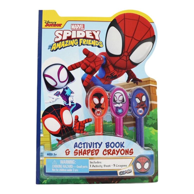 Disney Spidey Activity Book and Shaped Crayons