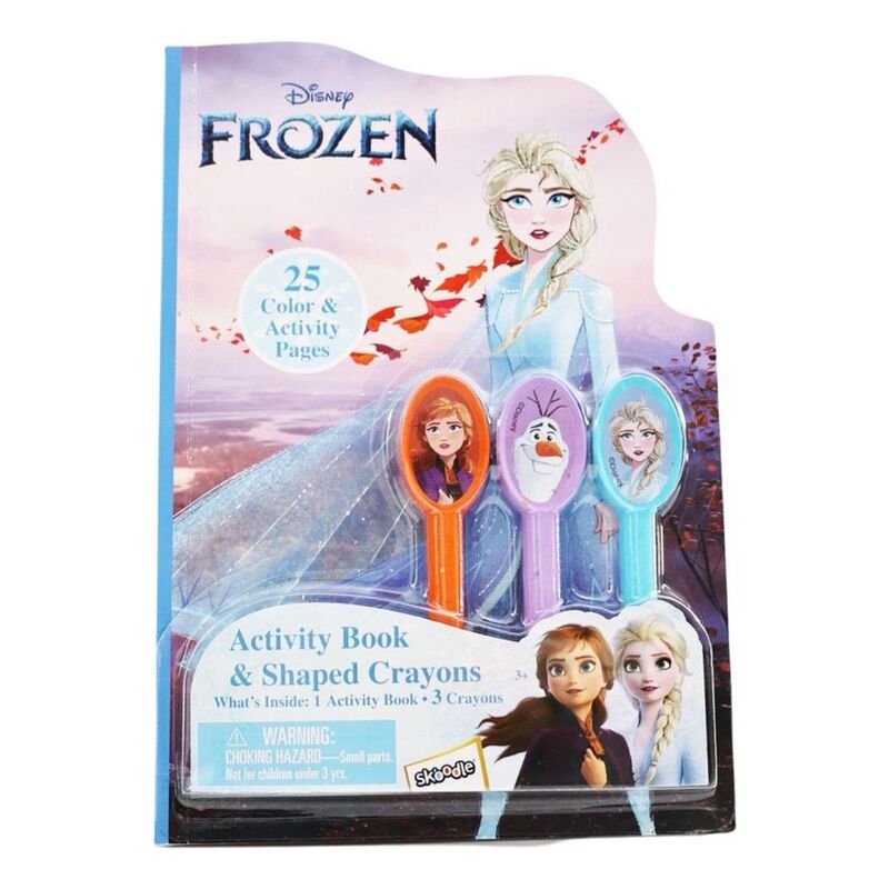 Disney Frozen Activity Book and Shaped Crayons Disney Frozen Activity Book and Shaped Crayons