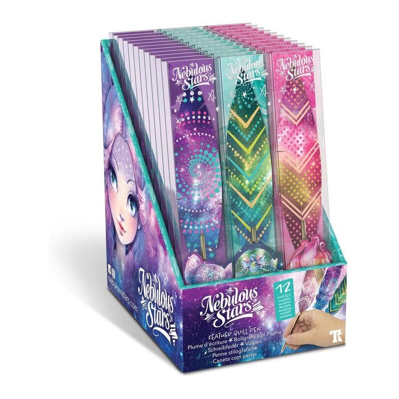 Nebulous Stars Feather Quill Pen Assortment (12)