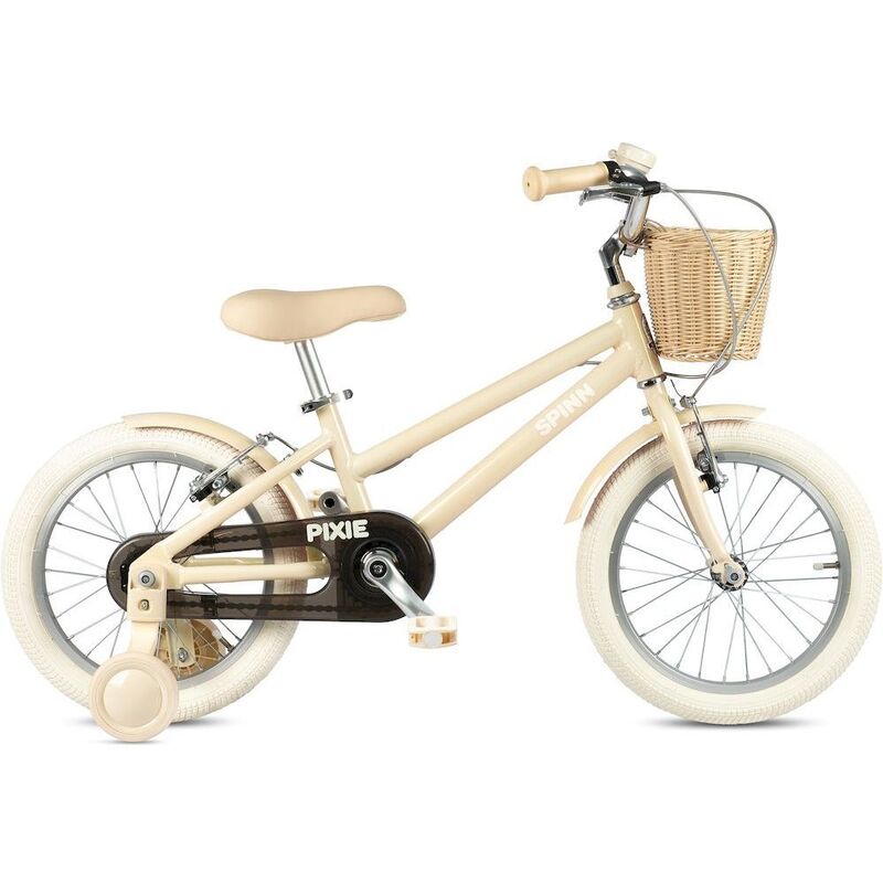 Spinn Pixie 1 Kids 16" Bike - Pearl Cream