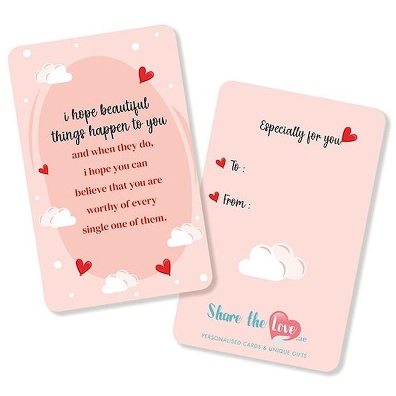 Share the Love Worthy Moments Whispers- Pink Affection Greeting Card Share the Love Worthy Moments Whispers- Pink Affection Greeting Card