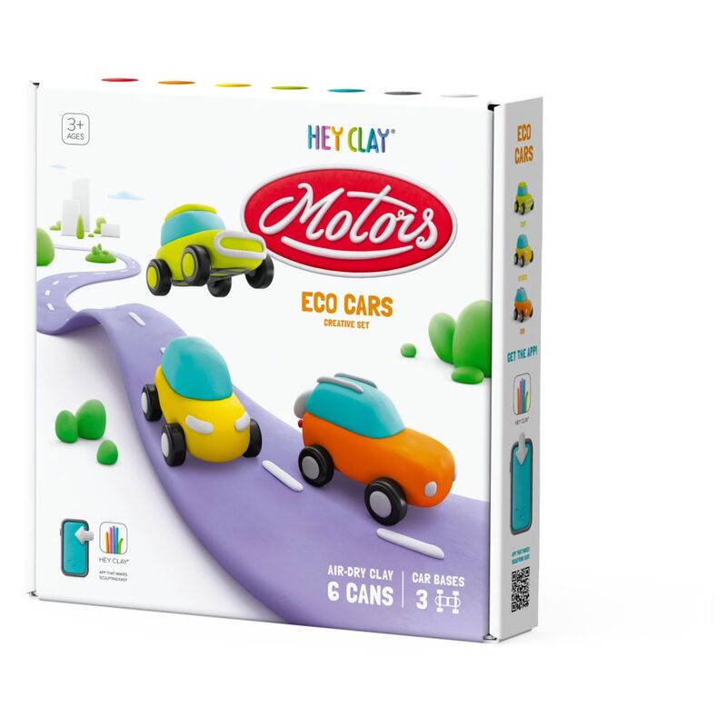 Hey Clay Motors Eco Cars Set Hey Clay Motors Eco Cars Set