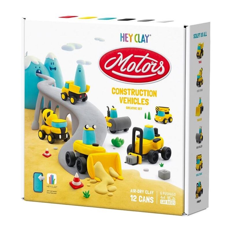 Hey Clay Motors Construction Vehicles Set Hey Clay Motors Construction Vehicles Set