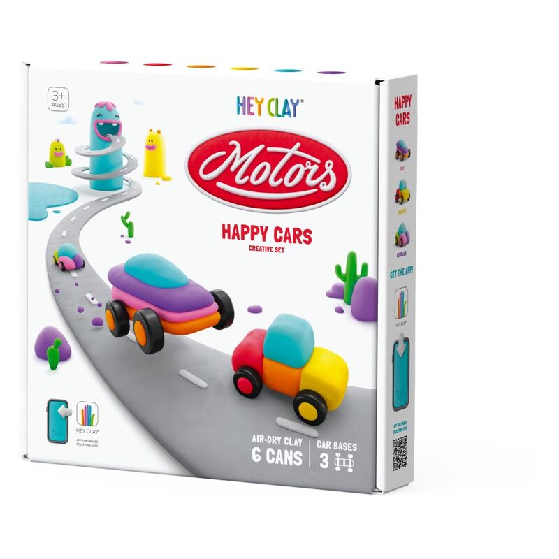 Hey Clay Motors Happy Cars Set Hey Clay Motors Happy Cars Set