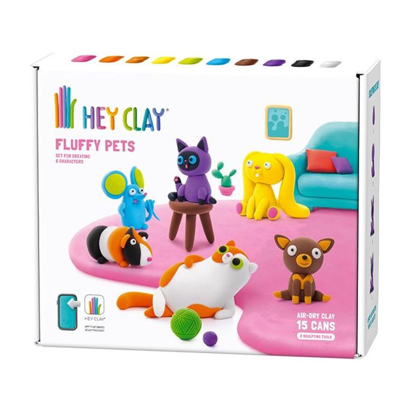 Hey Clay Fluffy Pets Set Hey Clay Fluffy Pets Set