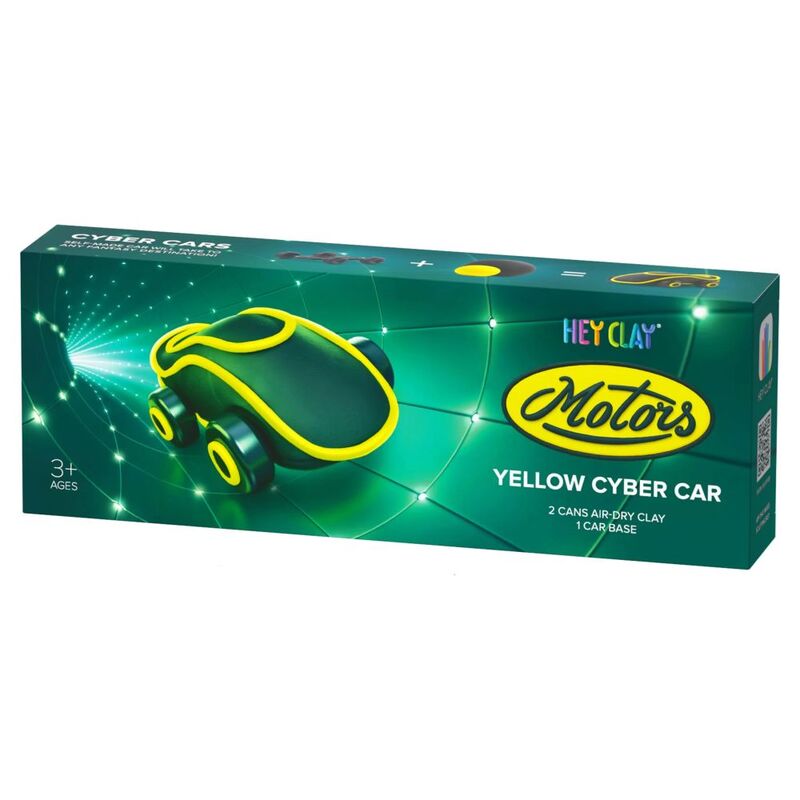 Hey Clay Motors - Yellow Cyber Car Hey Clay Motors - Yellow Cyber Car