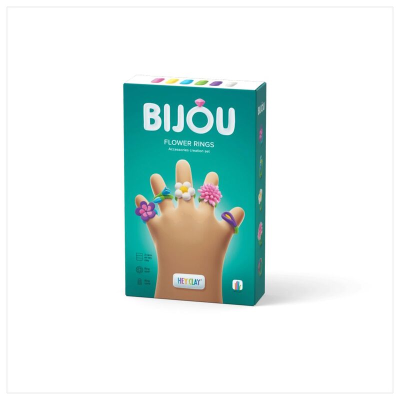 Hey Clay Bijou - Flower Rings