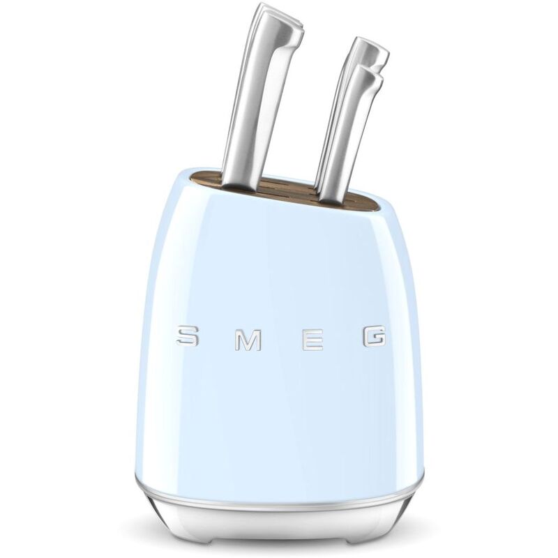 Smeg Knife Block 50's Style Pastel Blue Smeg Knife Block 50's Style Pastel Blue