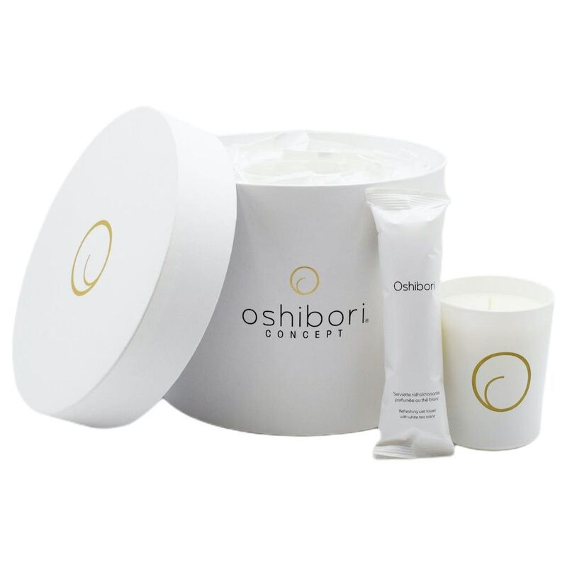 Oshibori Concept Vendome Box White Tea Oshibori Concept Vendome Box White Tea