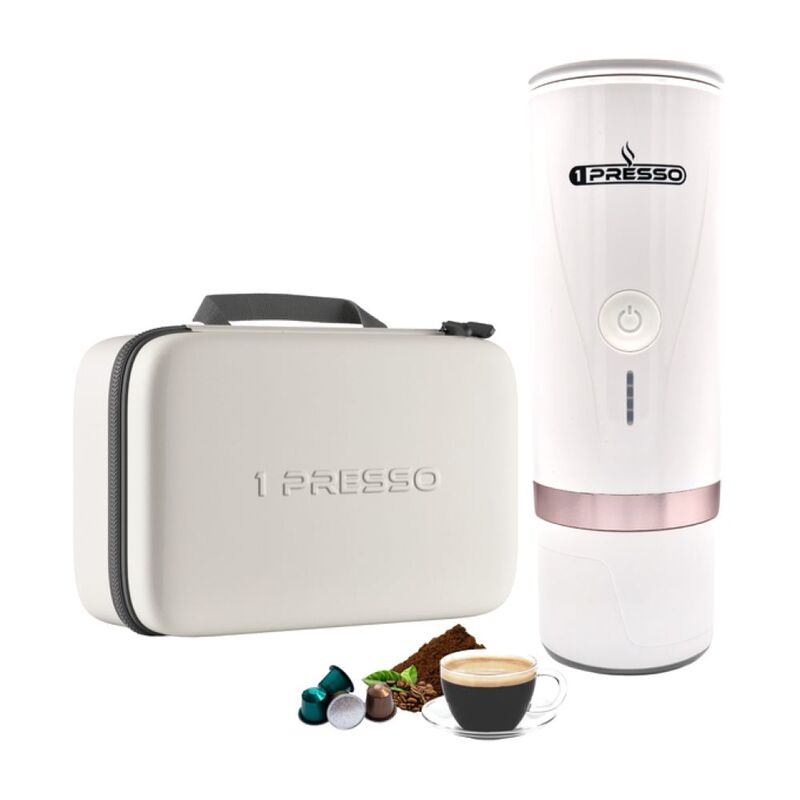 1Presso Ez Portable Espresso Coffee Machine White 1Presso Ez Portable Espresso Coffee Machine White