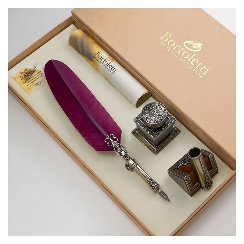 Bortoletti Fonderia Artistica Calligraphy Set 82 - Classico - Burgundy Bortoletti Fonderia Artistica Calligraphy Set 82 - Classico - Burgundy