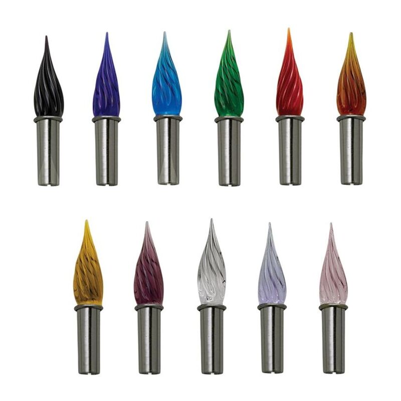Bortoletti Fonderia Artistica Murano Calligraphy Glass Nibs Bortoletti Fonderia Artistica Murano Calligraphy Glass Nibs
