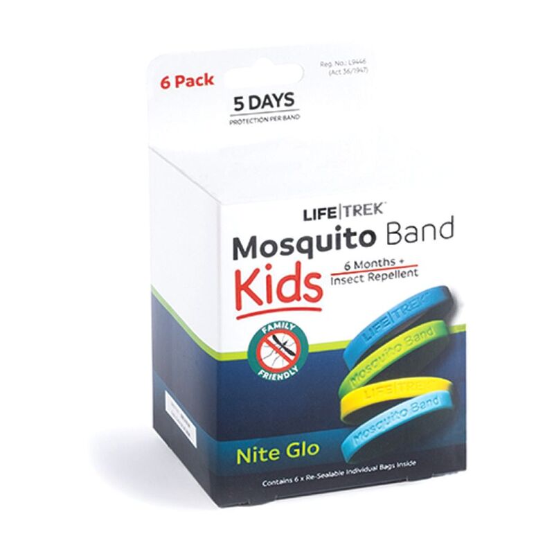 Lifetrek Mosquito Band Kids Nite Glo (Pack of 6) Lifetrek Mosquito Band Kids Nite Glo (Pack of 6)