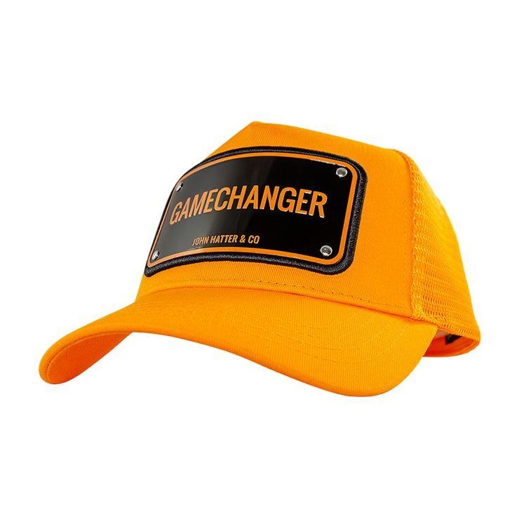 John Hatter Game Changer Unisex Aluminium Edition Mesh Trucker Cap John Hatter Game Changer Unisex Aluminium Edition Mesh Trucker Cap