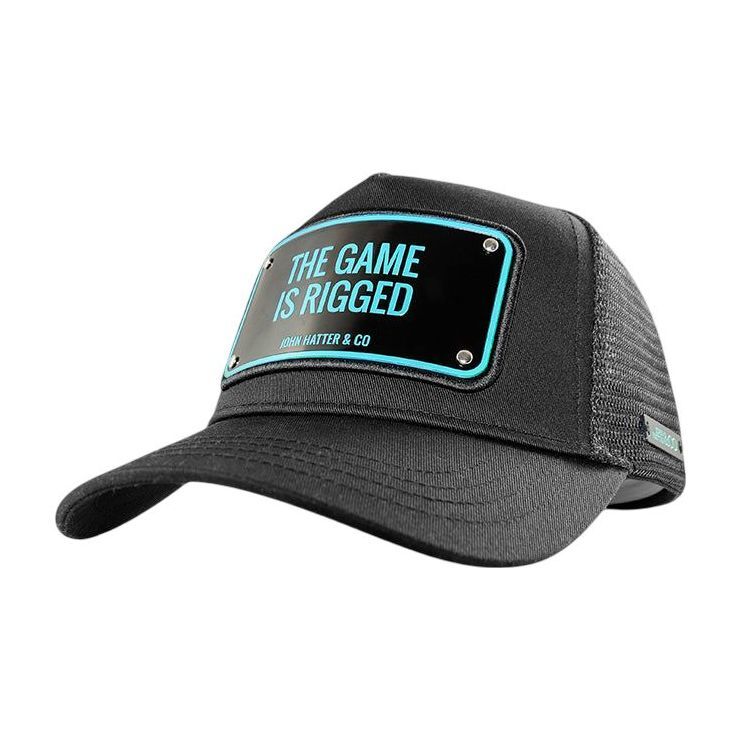 John Hatter The Game Is Rigged Unisex Aluminium Edition Mesh Trucker Cap John Hatter The Game Is Rigged Unisex Aluminium Edition Mesh Trucker Cap