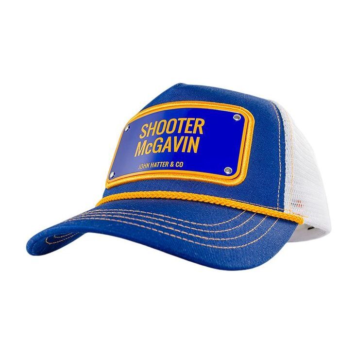 John Hatter Shooter Mcgavin Unisex Aluminium Edition Mesh Trucker Cap John Hatter Shooter Mcgavin Unisex Aluminium Edition Mesh Trucker Cap