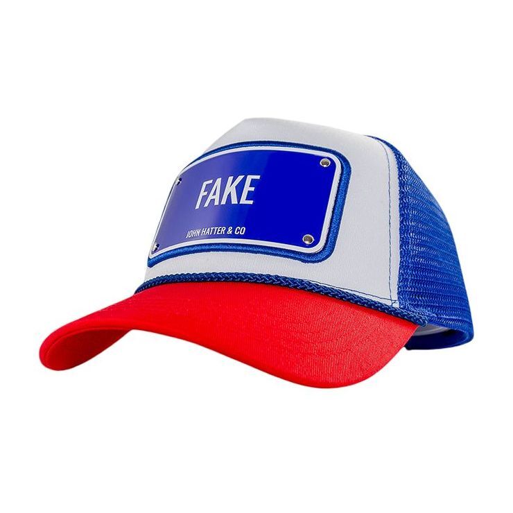 John Hatter Fake Unisex Aluminium Edition Mesh Trucker Cap