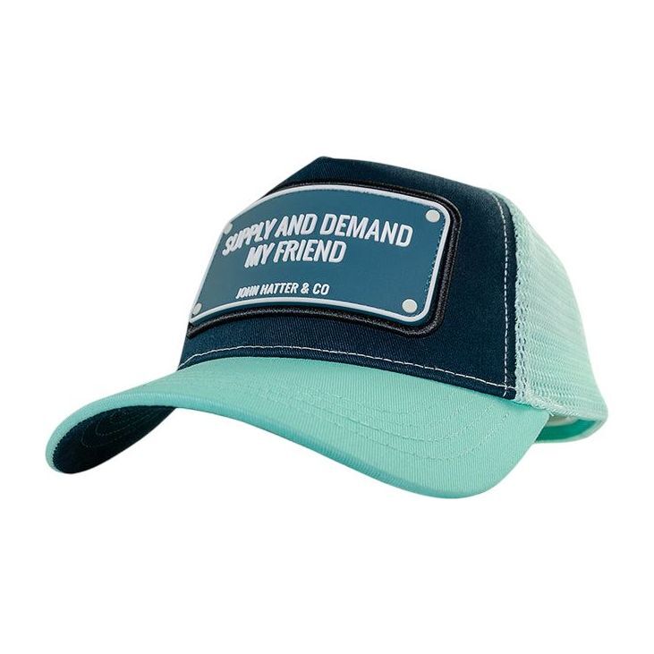 John Hatter Supply And Demand My Friend Unisex Rubber Patch Rubber Edition Mesh Trucker Cap John Hatter Supply And Demand My Friend Unisex Rubber Patch Rubber Edition Mesh Trucker Cap