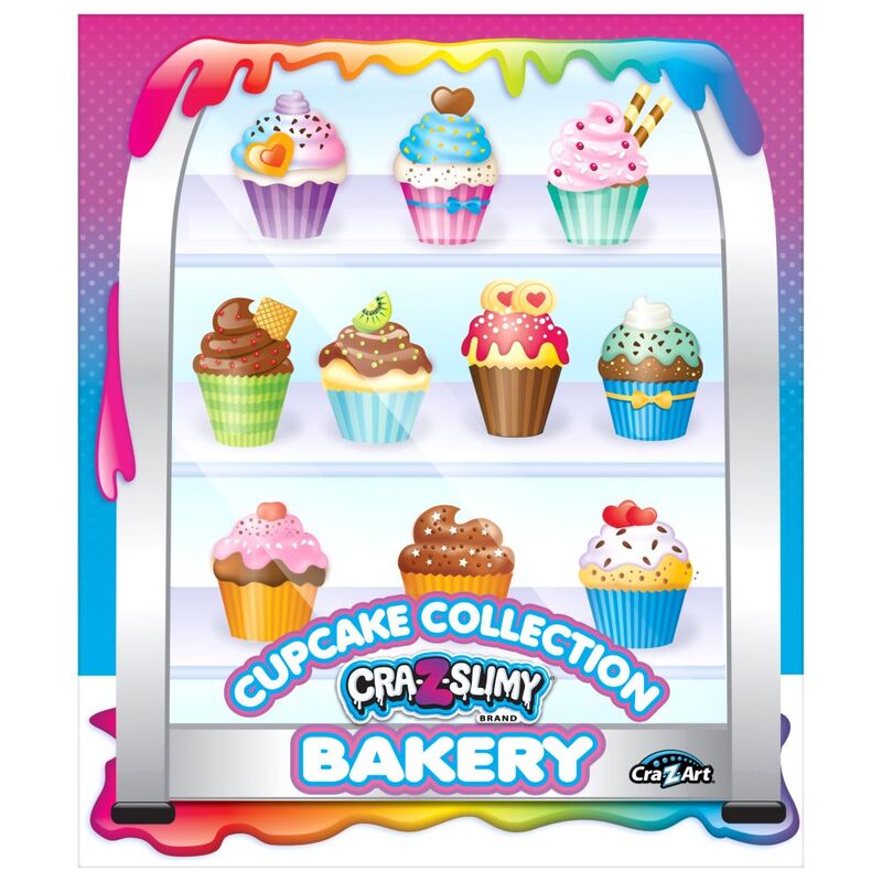 Cra-Z-Slimy Mini Mania Slimy Fun Cupcake Collection