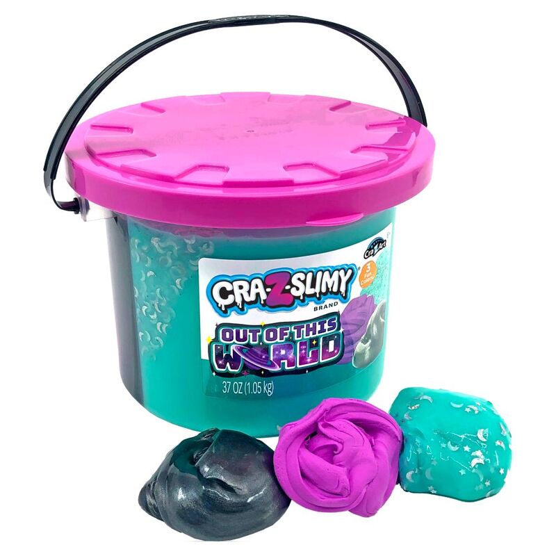 Cra-Z-Slimy Out Of This World 3-In-1 Bucket Slime Cra-Z-Slimy Out Of This World 3-In-1 Bucket Slime