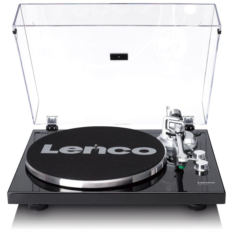 Lenco Lbt-215Bk Turntable With Bluetooth & At-Vm95E Cartridge -Black