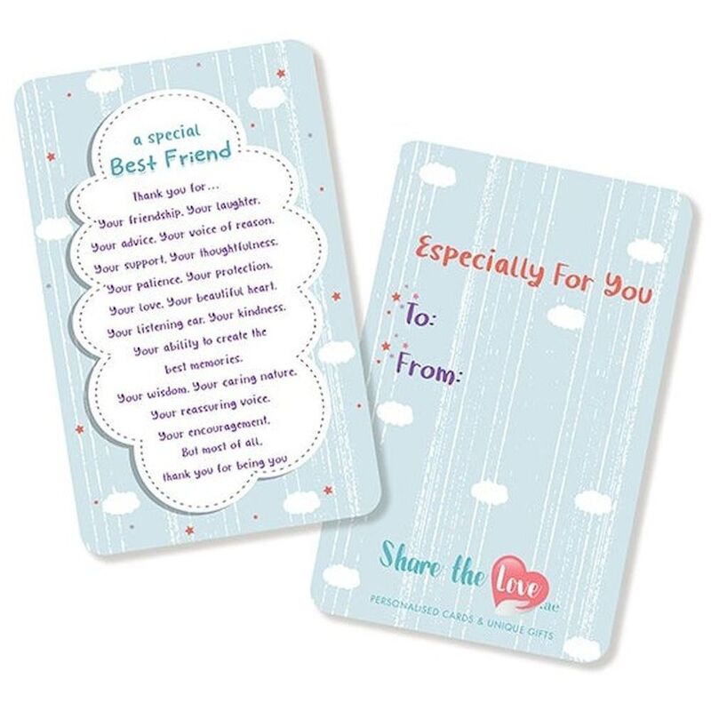 Share the Love A Special Bestfriend - Affection Greeting Card