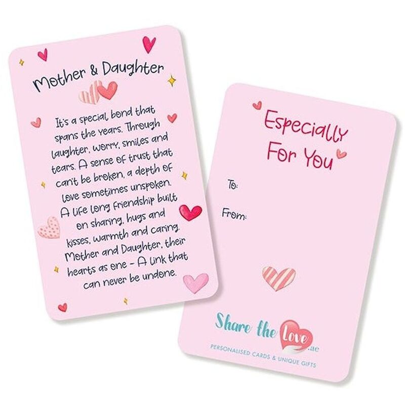 Share the Love Mother & Daughter - Affection Greeting Card Share the Love Mother & Daughter - Affection Greeting Card