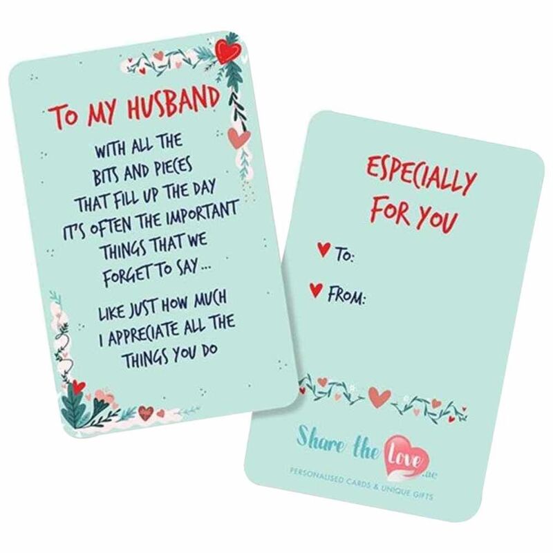 Share The Love To My Husband - Affection Greeting Card