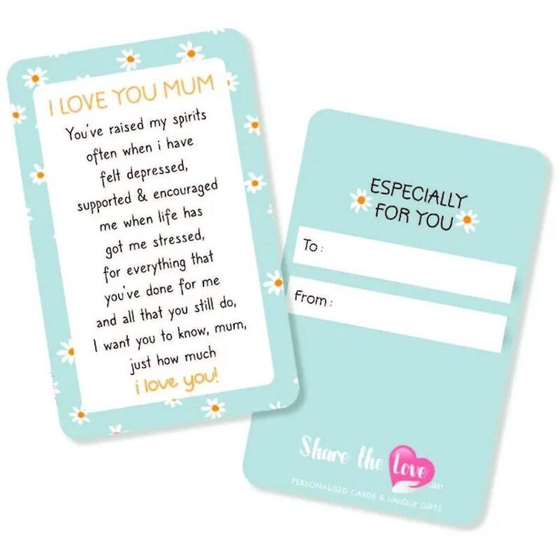 Share the Love I Love You Mum - Affection Greeting Card