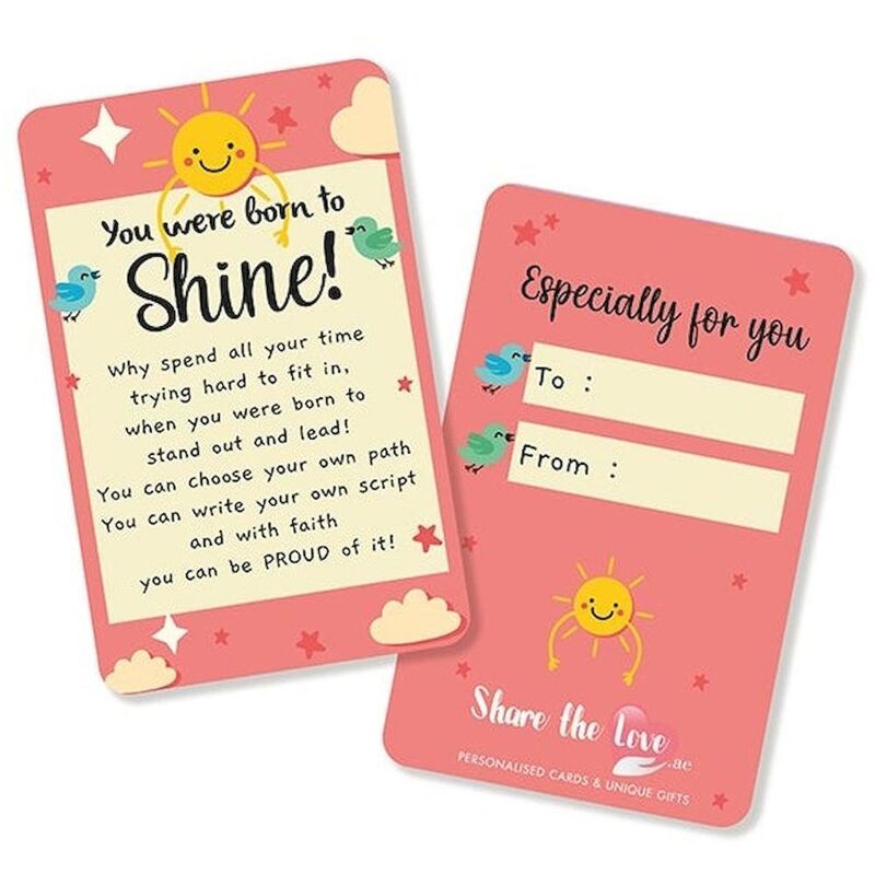 Share the Love You Were Born To Shine - Pink Affection Greeting Card Share the Love You Were Born To Shine - Pink Affection Greeting Card