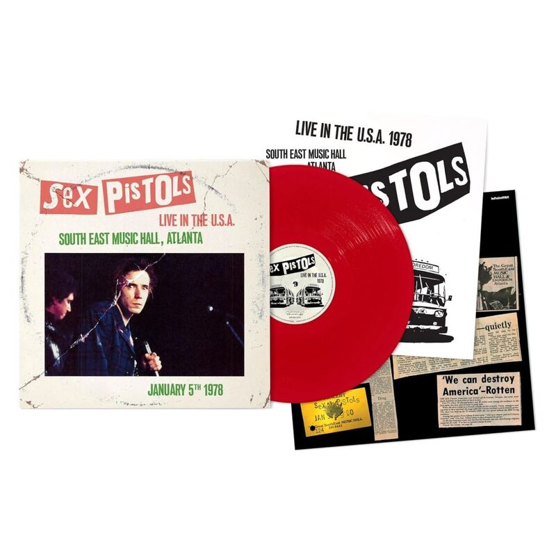 LIVE IN THE USA 1978 - ATLANTA (RED COLORED VINYL) (LIMITED EDITION) | SEX PISTOLS