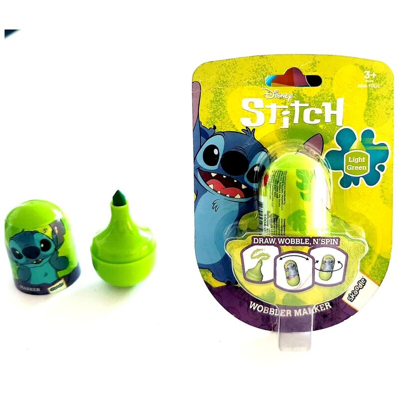 Disney Stitch Wobbler Marker W/ Backer Card - Light Green Disney Stitch Wobbler Marker W/ Backer Card - Light Green