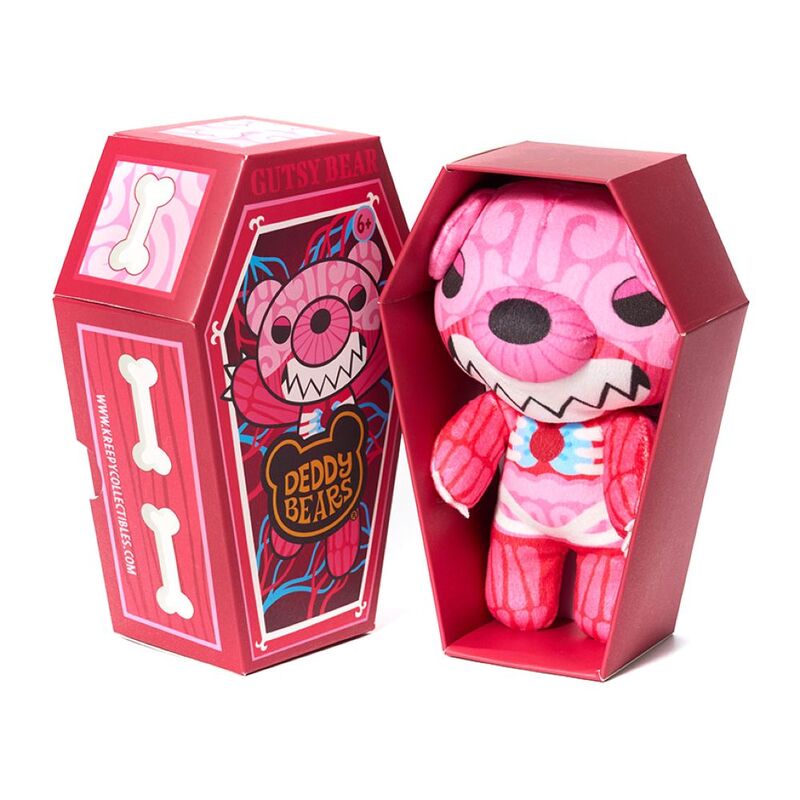 Deddy Bears Series 3 Gutsy Bear In Coffin 5-Inch Plush Deddy Bears Series 3 Gutsy Bear In Coffin 5-Inch Plush