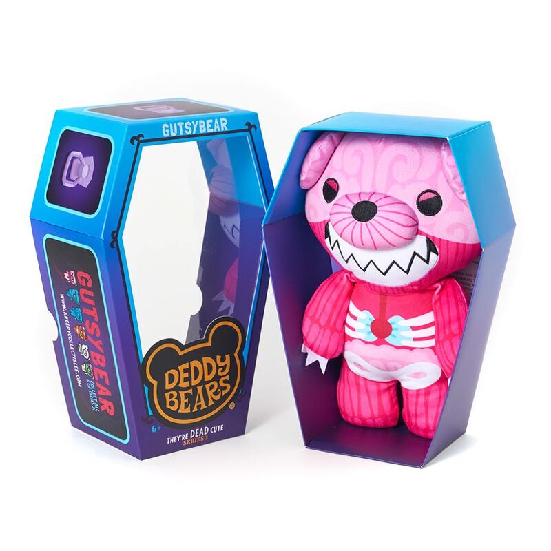 Deddy Bears Series 3 Gutsy Bear In Coffin 12-Inch Plush Deddy Bears Series 3 Gutsy Bear In Coffin 12-Inch Plush