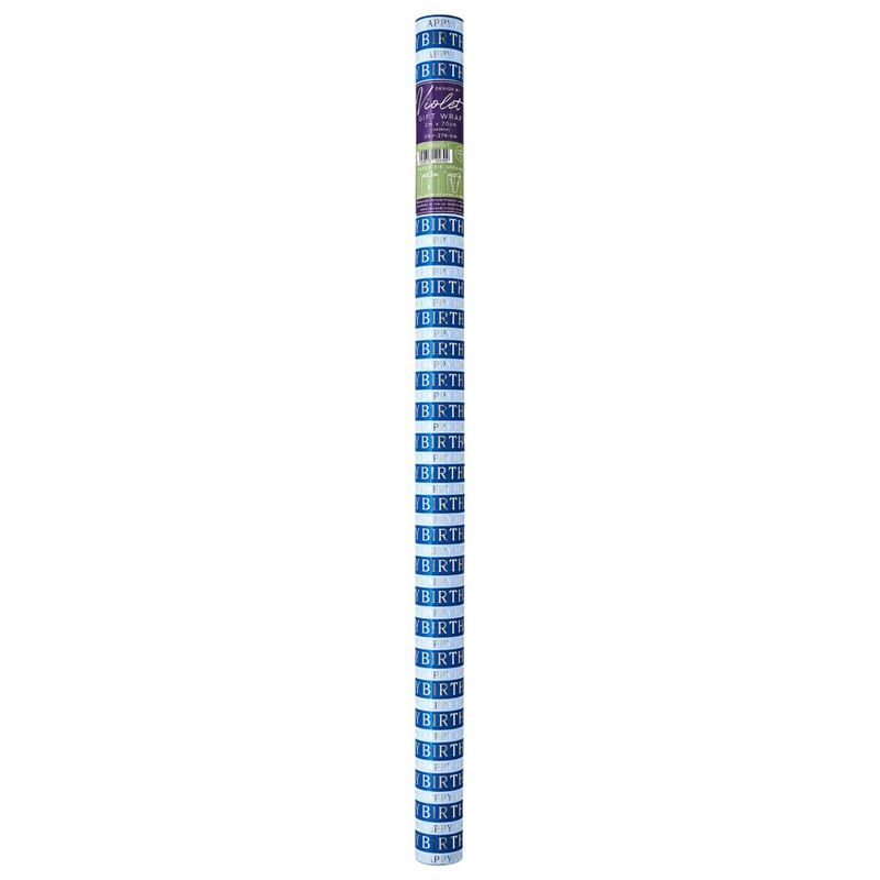 Partisan Rollwrap 4M Ps Birthday Blue Partisan Rollwrap 4M Ps Birthday Blue