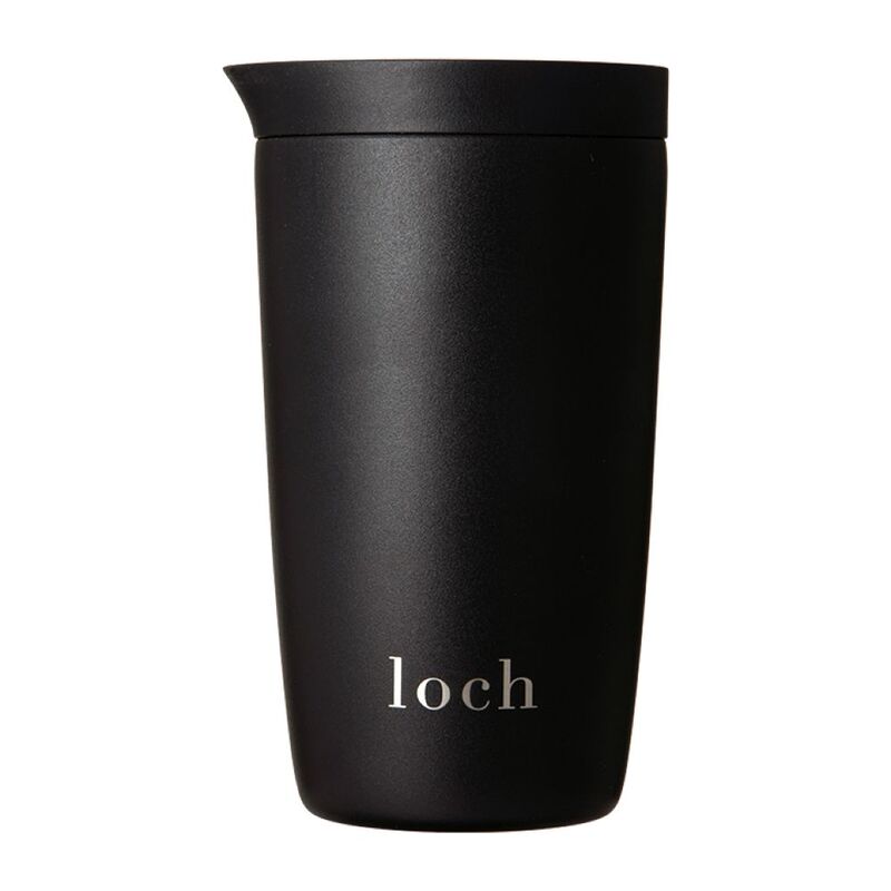 Loch Push Button Mugs - Black W/O Handle 360ml Loch Push Button Mugs - Black W/O Handle 360ml