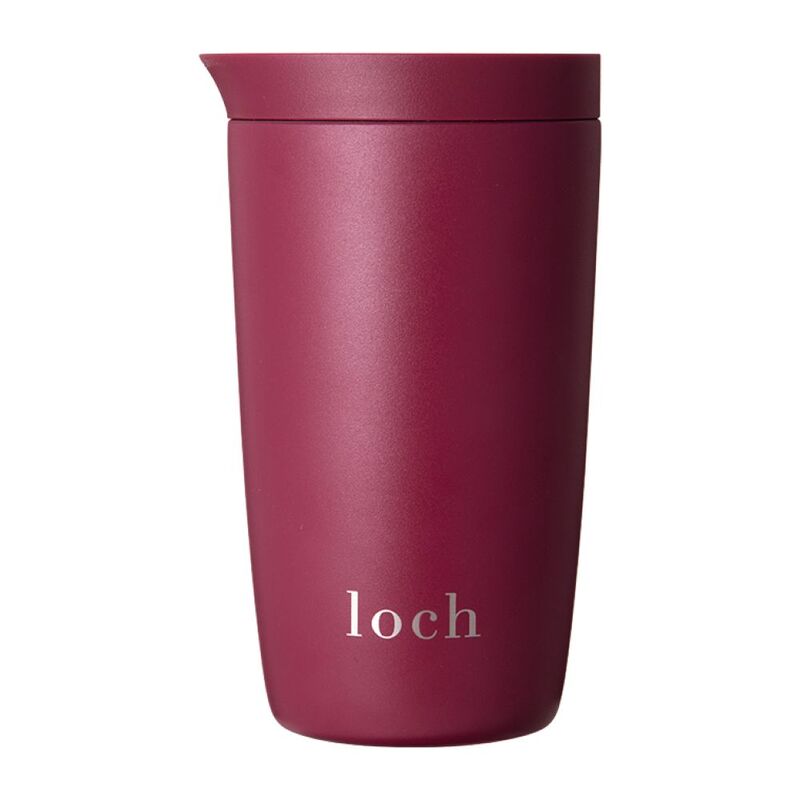 Loch Push Button Mugs - Maroon Red W/O Handle 360ml Loch Push Button Mugs - Maroon Red W/O Handle 360ml